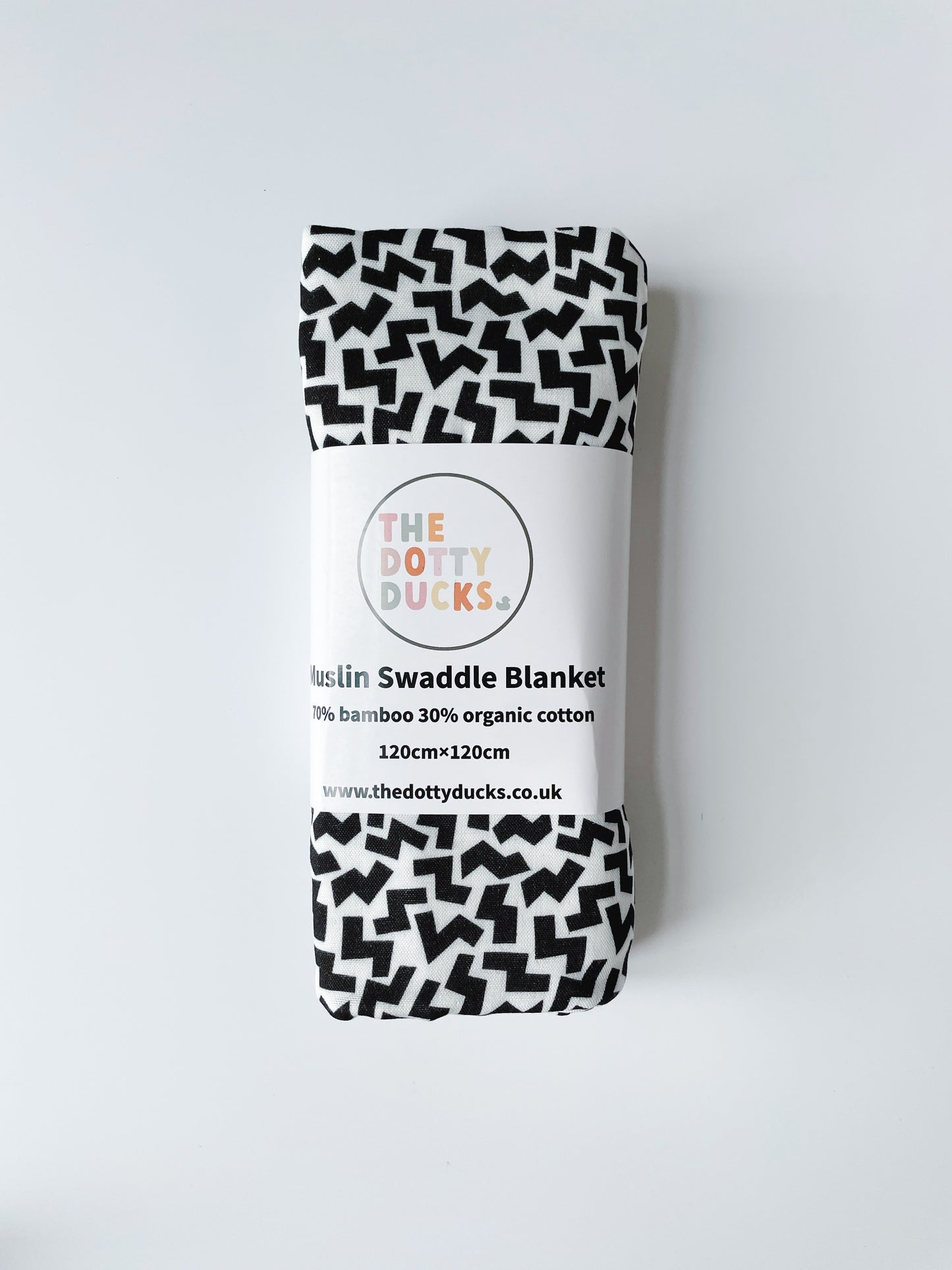 Muslin Swaddle • Zig Zag Print