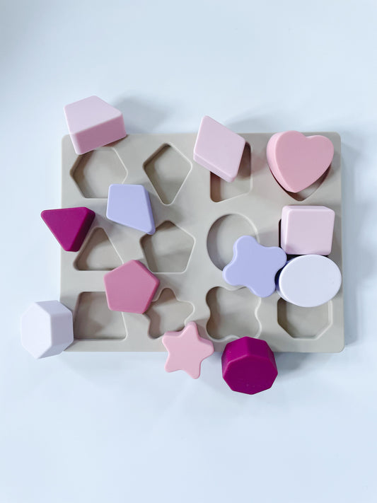 Pink Silicone Shape Puzzle