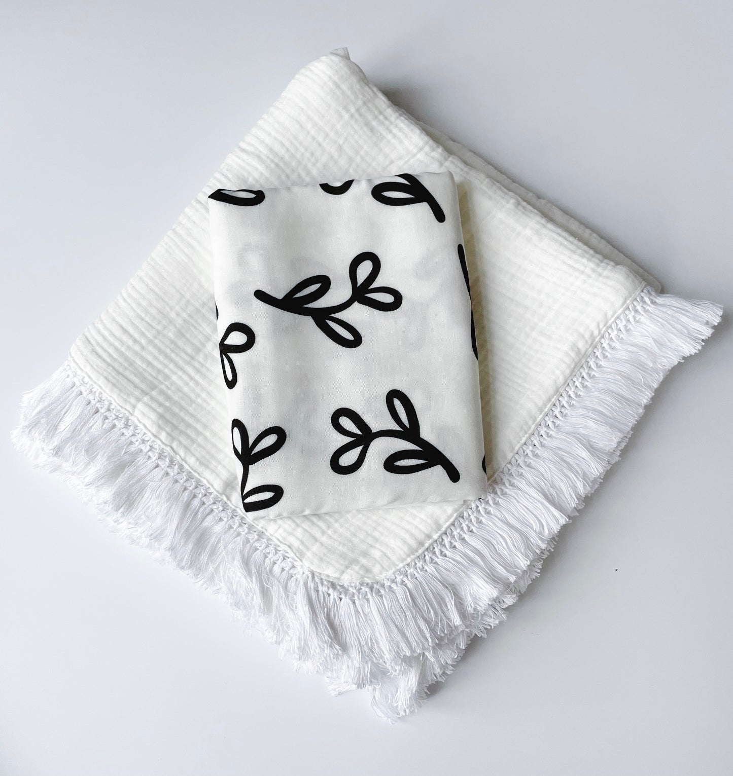 Muslin Swaddle • Plant Print