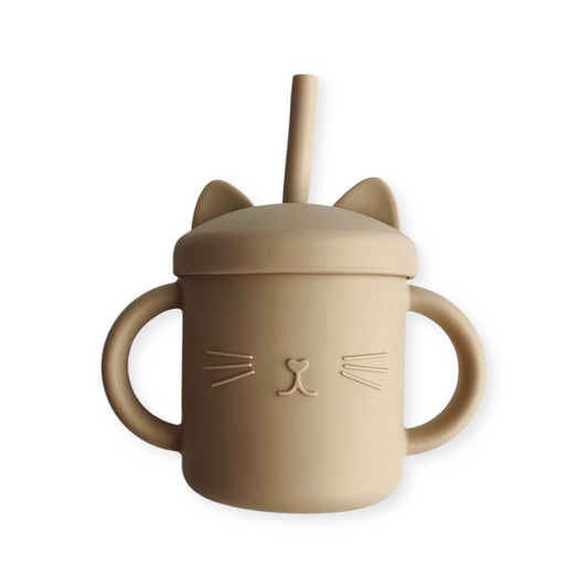 Kitty Silicone Cup • Sand