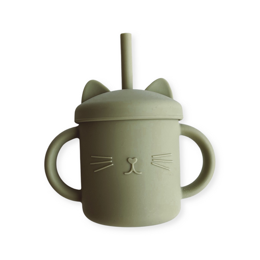 Kitty Silicone Cup • Sage