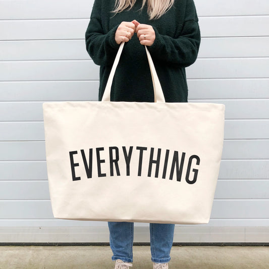 Really Big Everything Bag • White