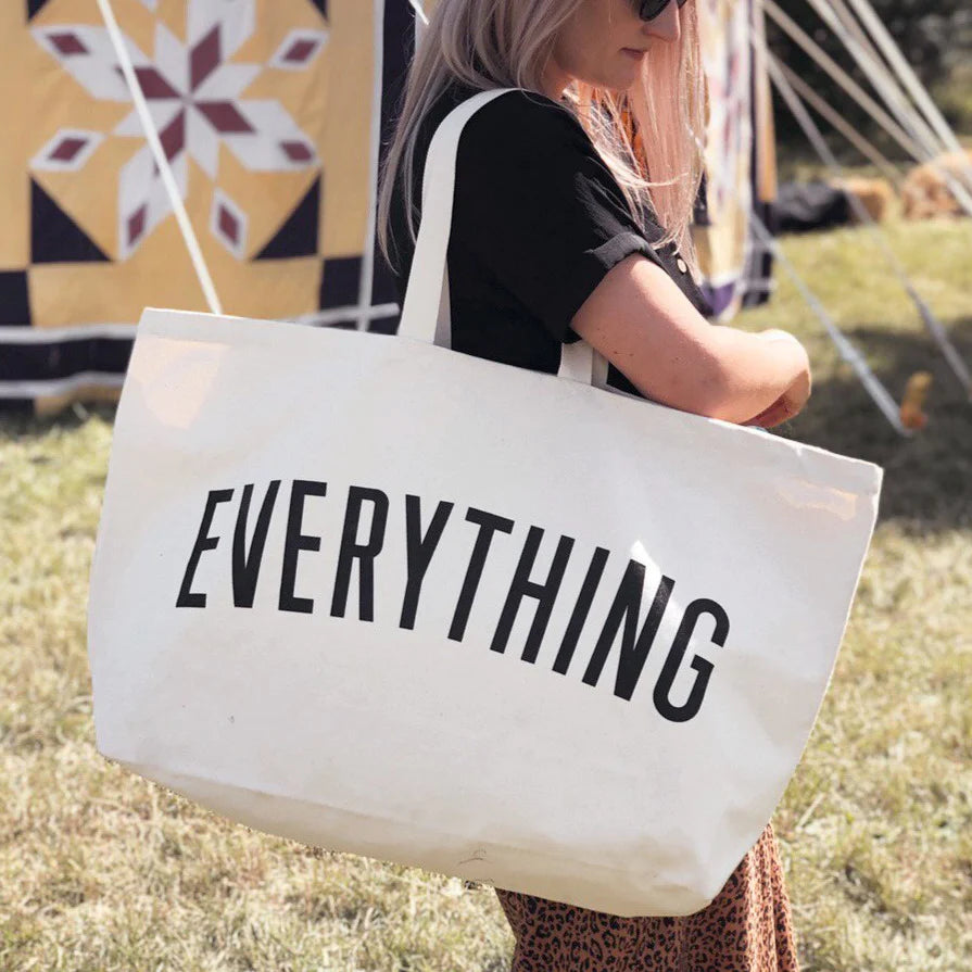 Really Big Everything Bag • White